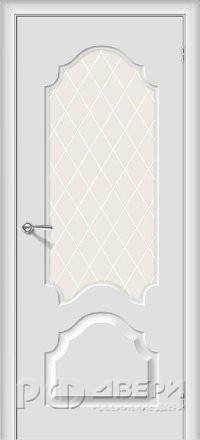 Межкомнатная дверь Скинни-33 ПО (Fresco/White Сrystal)