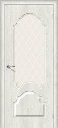 Межкомнатная дверь Скинни-33 ПО (Casablanca/White Сrystal)