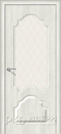 Межкомнатная дверь Скинни-33 ПО (Casablanca/White Сrystal)