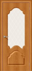 Межкомнатная дверь Скинни-33 ПО (Milano Vero/White Сrystal)