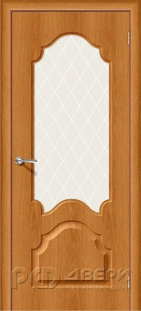 Межкомнатная дверь Скинни-33 ПО (Milano Vero/White Сrystal)