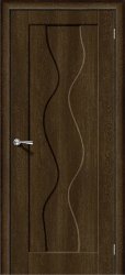 Межкомнатная дверь Вираж-1 ПГ (Dark Barnwood)
