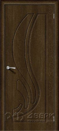 Межкомнатная дверь Лотос-1 ПГ (Dark Barnwood)