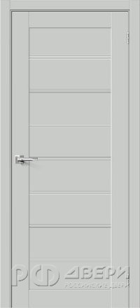 Межкомнатная дверь Порта 20 ПГ (Grey Silk)