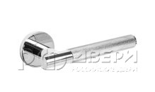 Ручка раздельная для межкомнатной двери Abrasive SLR CP-8 (Хром)