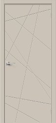 Межкомнатная дверь Граффити-5.Д.П ПГ (Cream Silk)