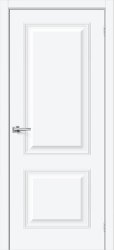 Межкомнатная дверь Классик-12 ПГ (White Silk)