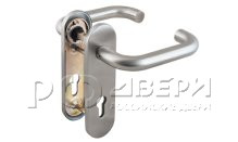 Ручка для металлической двери DH-0433 SS 304 с пружиной (Нержавеющая сталь)
