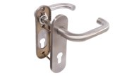 Ручка для металлической двери DH-0433 SS 201 с пружиной (Нержавеющая сталь)