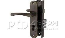 Ручка в комплекте с замком LOCKSET.1511W/B (SET F1511W/B) AB (Бронза)