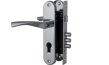 Ручка с замком LOCKSET.1511W/B (SET F1511W/B) CP (Хром)