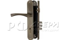 Ручка в комплекте с замком LOCKSET.9011 (SET F9011) AB (Бронза)