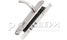 Ручка в комплекте с замком Punto LOCKSET90.CRONA.4585-3 (KIT P90) SN (Матовый никель)