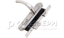 Ручка в комплекте с замком Punto LOCKSET16.CRONA.4070-1 (KIT P16 4070 CRONA) SN (Матовый никель)
