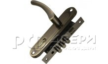 Ручка в комплекте с замком Punto цилиндровый LOCKSET15.CRONA.4061-3 (KIT P15 4061/3 CRONA) AB (Бронза)