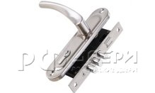Ручка в комплекте с замком Punto цилиндровый LOCKSET15.CRONA.4061-3 (KIT P15 4061/3 CRONA) SN (Матовый никель)