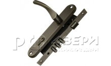 Ручка в комплекте с замком Punto цилиндровый LOCKSET90.CRONA.4585-3 (KIT P90 4585/3 CRONA) AB (Бронза)