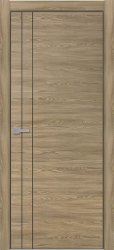 Межкомнатная дверь Tamburat 4105 ПГ (Дуб мадейра/Черная кромка)