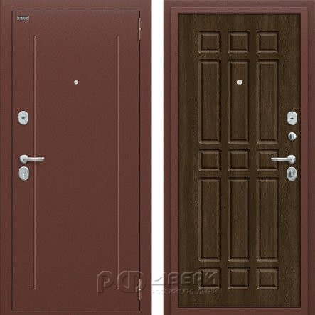 Входная металлическая дверь Любо Мини (Антик Медный/Dark Barnwood)