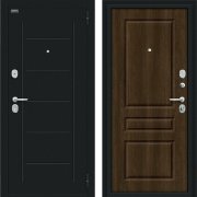 Входная металлическая дверь Пик (Букле черное/Dark Barnwood)