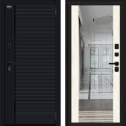 Входная металлическая дверь Лайнер-3 (Total Black/Nordic Oak)