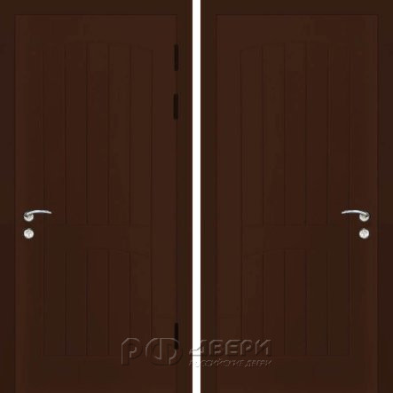 Входная деревянная дверь Полярник-7 (Коричневый)