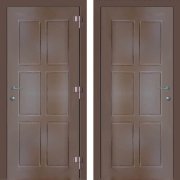 Входная деревянная дверь Полярник-23 (Коричневый)