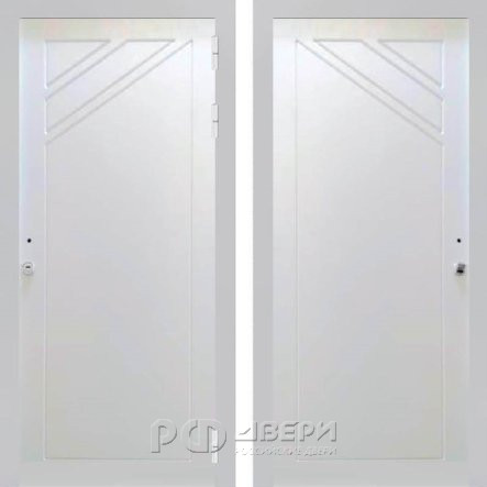 Входная деревянная дверь Полярник-26 (Белый)