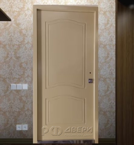 Входная деревянная дверь Лайт-12 (Бежевый)