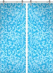 Стеклянная дверь раздвижная Textures-08 ПО (Фотопечать)