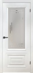 Межкомнатная дверь Диана ПО (Белая Эмаль)