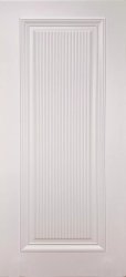 Межкомнатная дверь Парма-1 В2 ПГ (Белая эмаль)