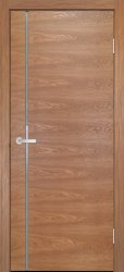 Межкомнатная дверь Гладкая-1 ПО (Натуральный дуб)