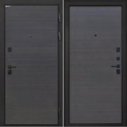 Входная металлическая дверь Профит Black (Эковенге поперечный/Эковенге поперечный)