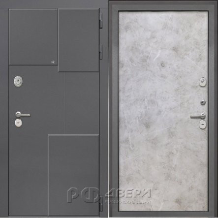 Входная металлическая дверь Брайтон 3d (Мрамор светлый)