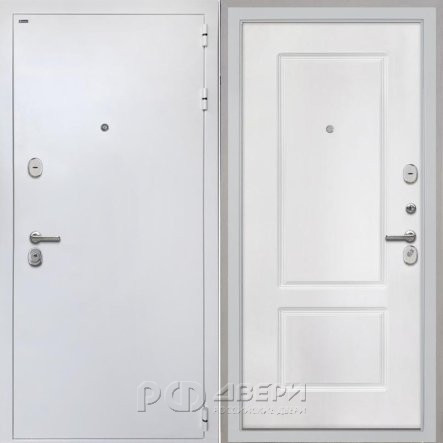 Входная металлическая дверь Колизей white (КВ-2 белая матовая)