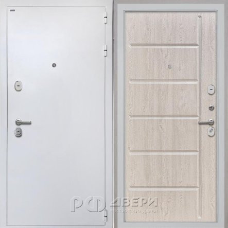 Входная металлическая дверь Колизей white (ФЛ-102 сосна белая)