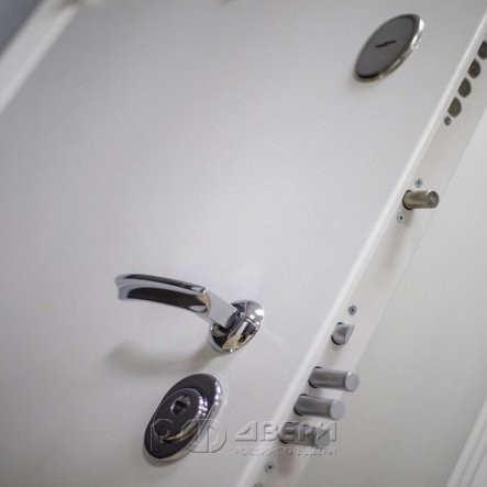 Входная металлическая дверь Колизей white (Альба роял вуд белый)