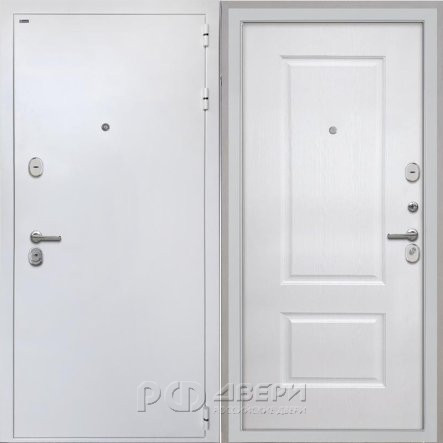 Входная металлическая дверь Колизей white (Альба роял вуд белый)