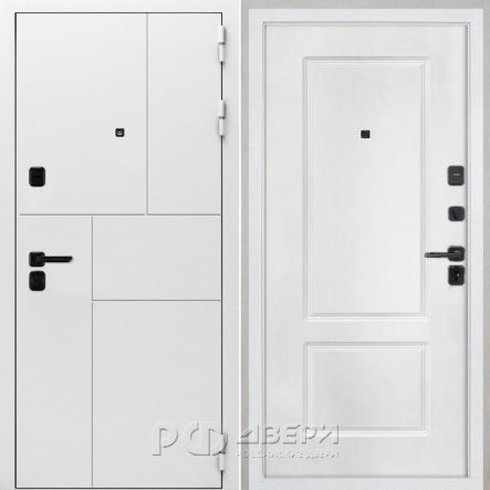 Входная металлическая дверь Спарта New White (КВ-2 белая матовая)