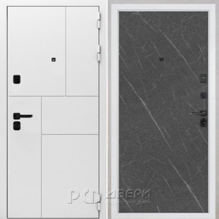 Входная металлическая дверь Спарта New White (Лава)
