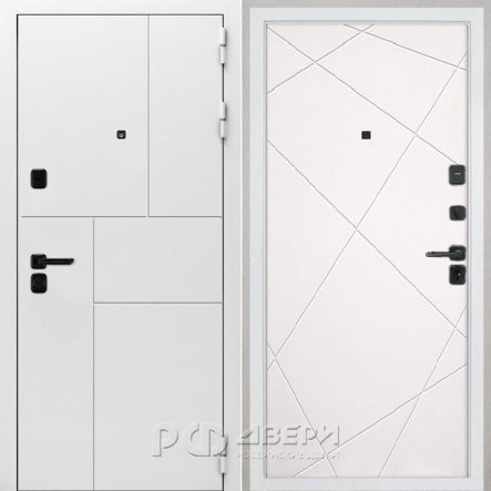 Входная металлическая дверь Спарта New White (Лучи-М милк)