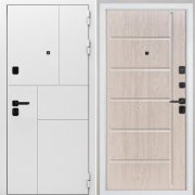Входная металлическая дверь Спарта New White (ФЛ-102 сосна белая)