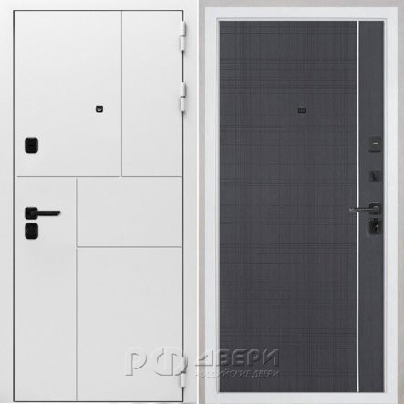 Входная металлическая дверь Спарта New White (В-07 Венге)