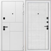 Входная металлическая дверь Спарта New White (В-07 Лофт белый)