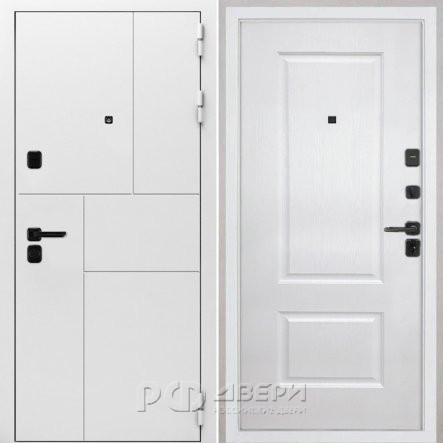 Входная металлическая дверь Спарта New White (Альба Роял вуд белый)