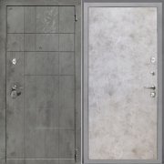 Входная металлическая дверь Спарта NEW грей (Мрамор светлый)