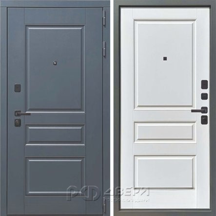 Входная металлическая дверь Страж К-8 (Velluto Oscure AG 710/Velluto Bianco AG 700)