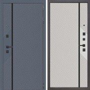 Входная металлическая дверь Страж К-16 (Velluto Oscure AG 710/Velluto Bianco AG 701)