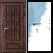 Входная металлическая дверь Центурион Термо Tamburat (Лиственница мореная/Под покраску)